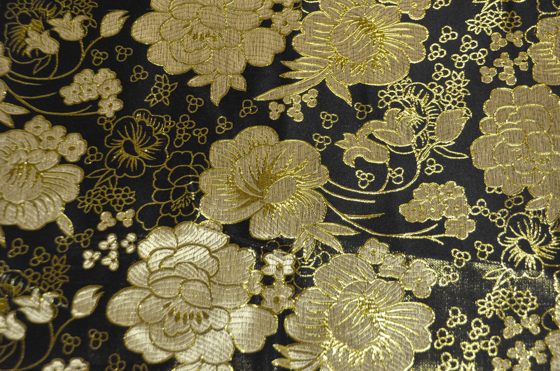 Black Metallic Brocade
