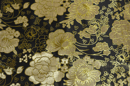 Black Metallic Brocade