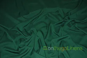 Wrinkle Free Scuba Tablecloths | Double Knit Scuba Table Linens for Events & Decor | Multiple Colors Available |
