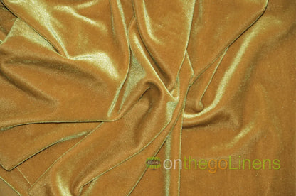 Stretch Velvet Tablecloths | Soft and Smooth Spandex Velvet Table Linens | Multiple Colors |