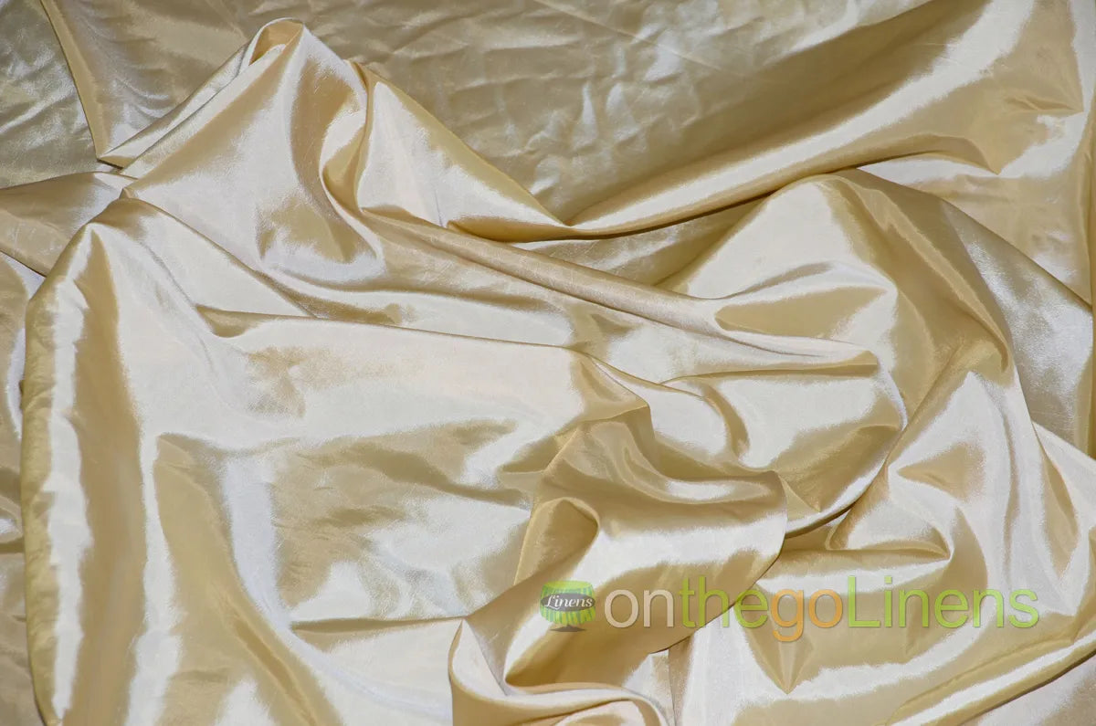 Champagne Solid Taffeta
