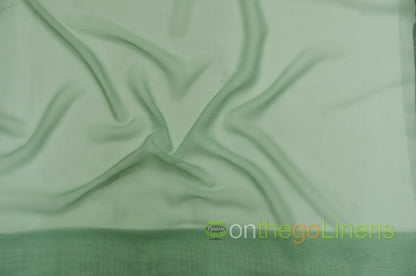 Sage Chiffon 60 Wide