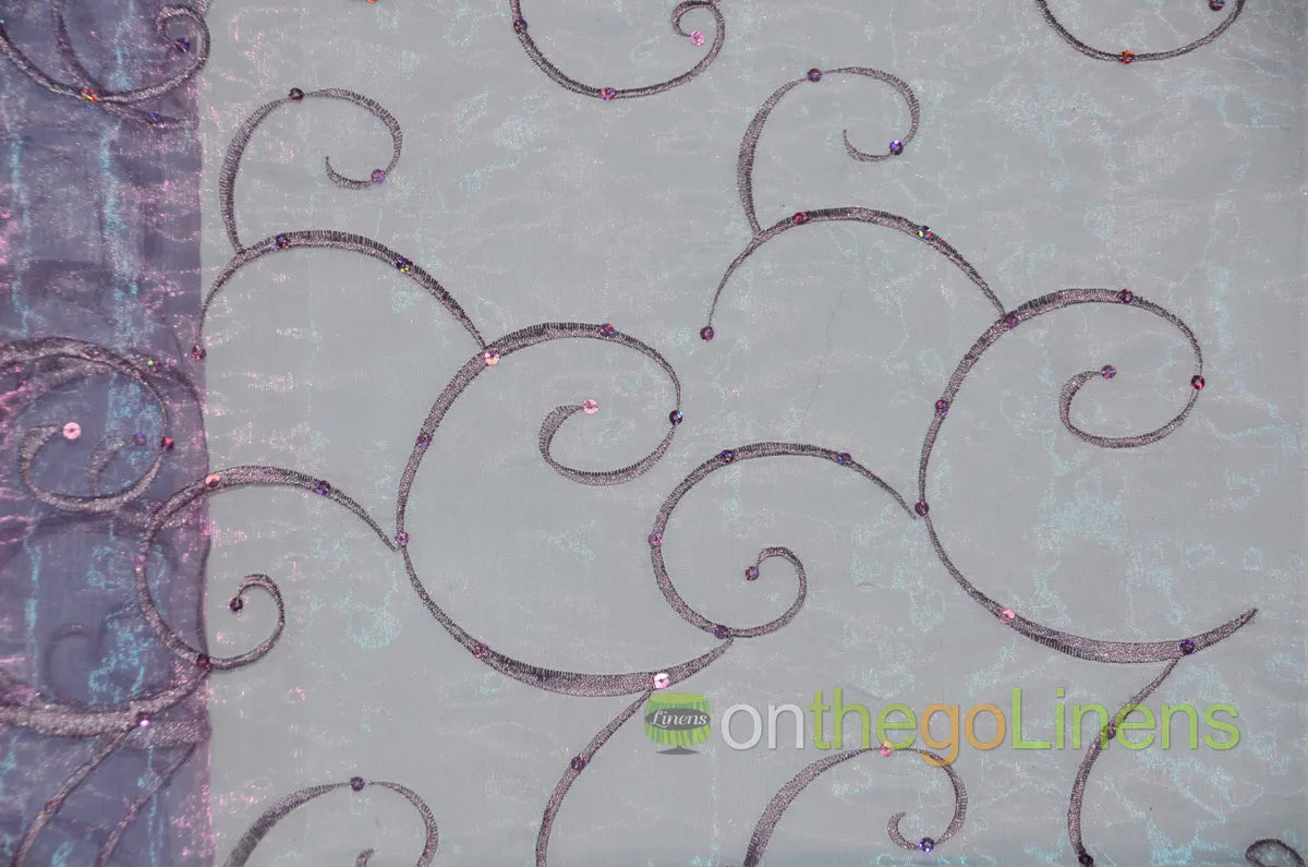 Organza Embroidery Barney