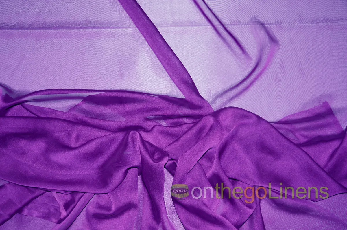 Raisin Two Tone Chiffon
