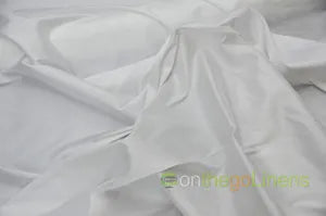 Faux Dupioni Silk Table Linens | Imitation Dupioni Silk Tablecloths | 100% Polyester |