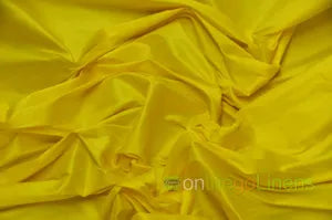 Faux Dupioni Silk Fabric | Imitation Dupioni Silk Fabric by the Yard | 54" Wide | 100% Polyester |