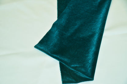 Teal Stretch Velvet