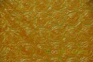 Rosette Satin Fabric by the Yard | 54" Wide | 3d Rose Satin Fabric |