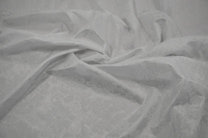 Damask Flocking Taffeta Fabric by the Yard | Flocking Velvet Damask Fabric | 60" wide |