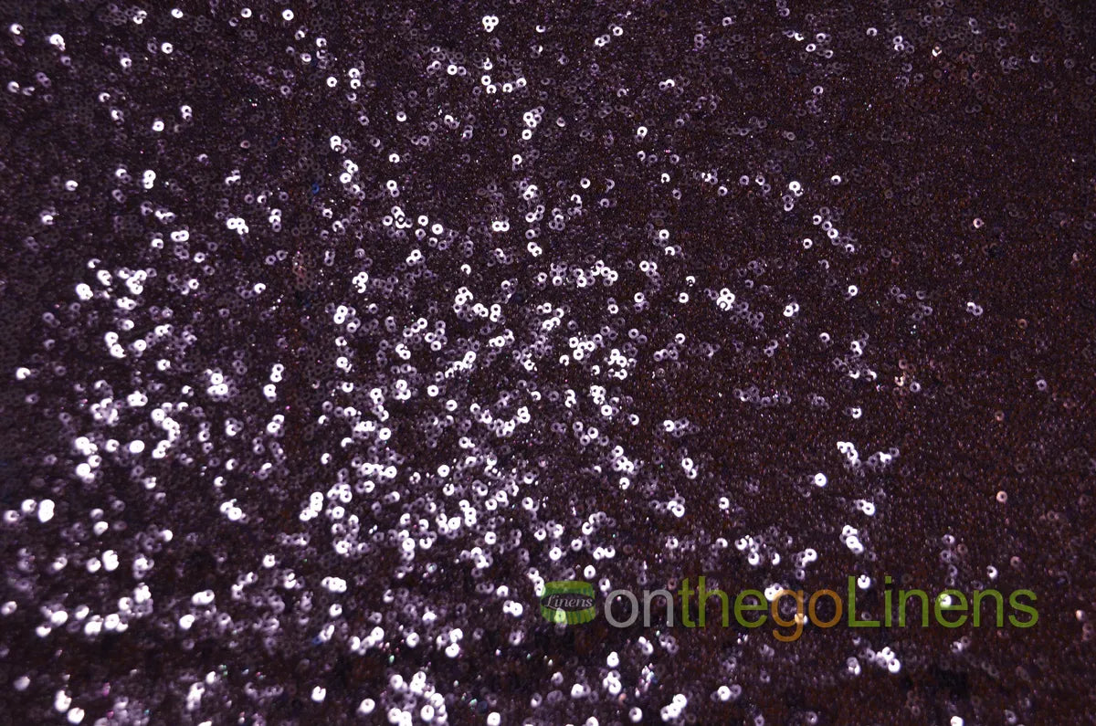 Plum Glitz Mesh Sequins
