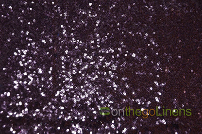 Plum Glitz Mesh Sequins
