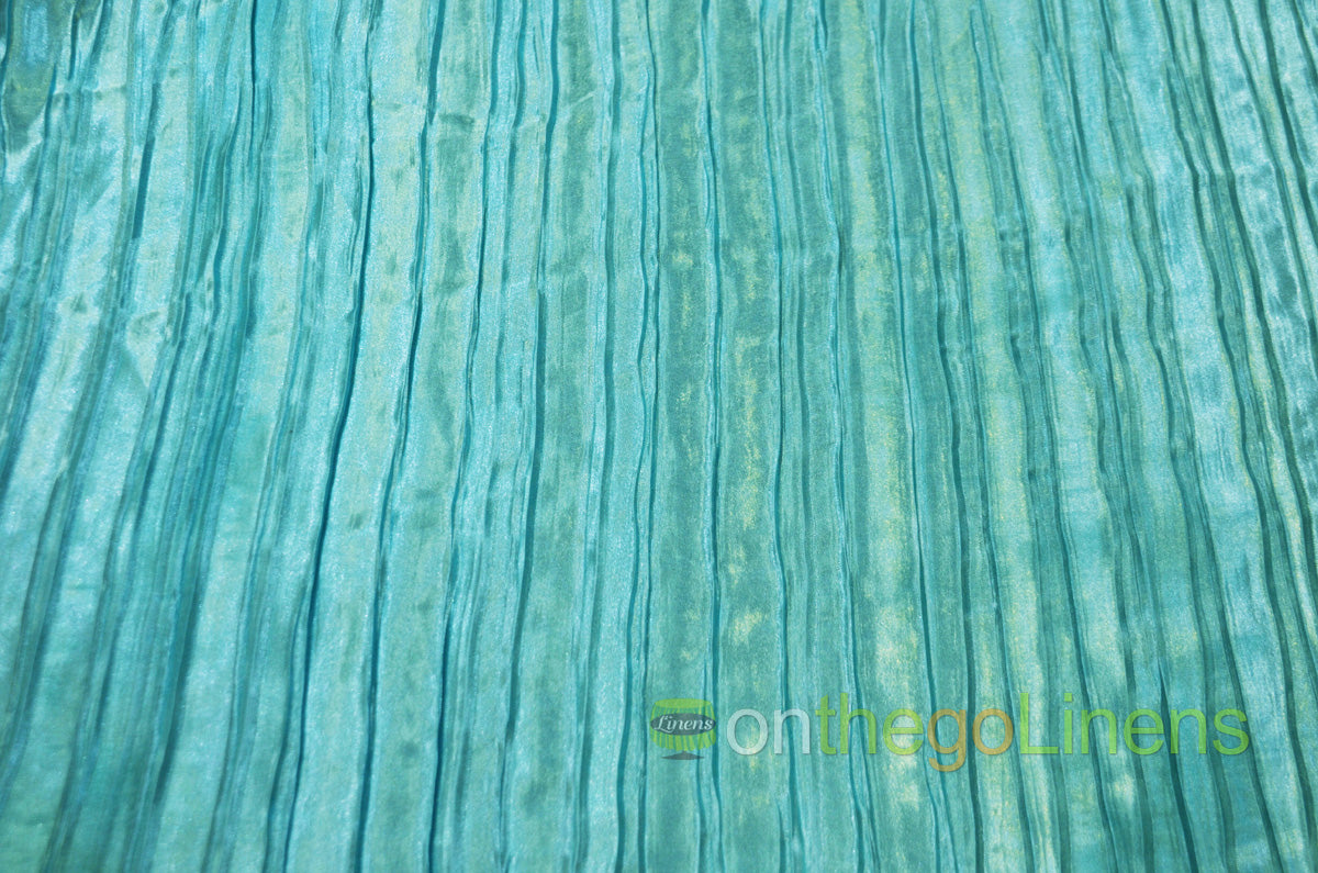 Italian Crush Satin Table Linens | Multiple Colors | 100% Polyester |