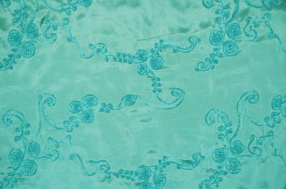 Ribbon Taffeta Fabric by the Yard | Taffeta Ribbon Embroidery Fabric | Multiple Colors |