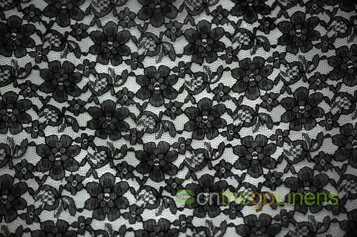 Raschel Lace Fabric by the Yard | 60" Wide | Multiple Colors | Wholesale Option Available |