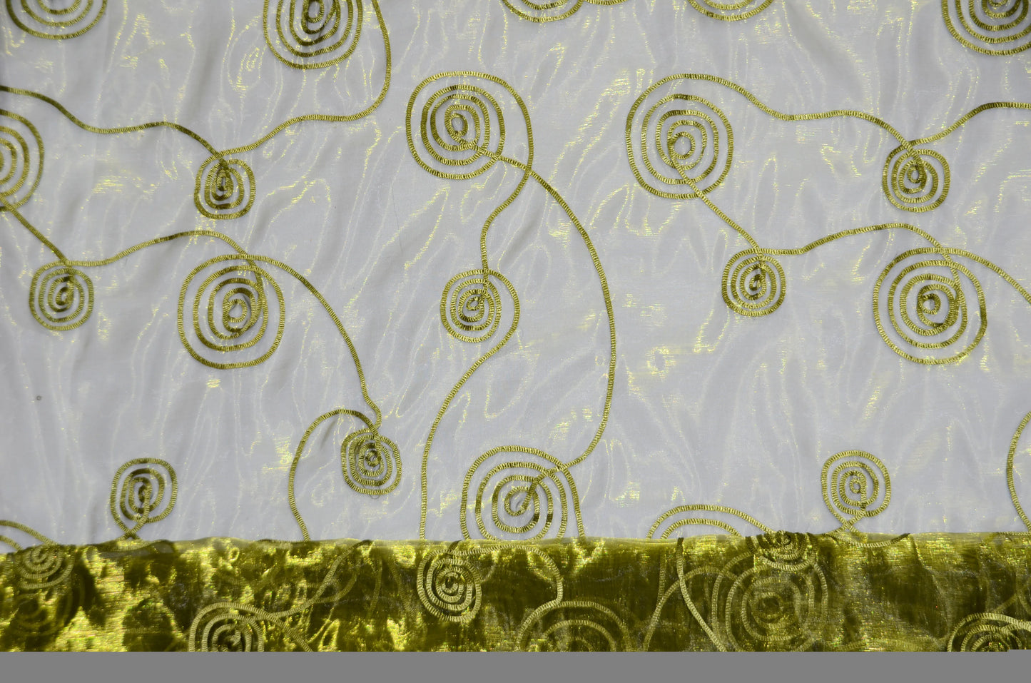 Donatello Organza Embroidery Fabric by the Yard | Multiple Colors | 54" Wide |