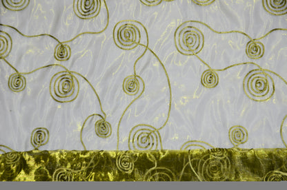 Donatello Organza Embroidery Fabric by the Yard | Multiple Colors | 54" Wide |