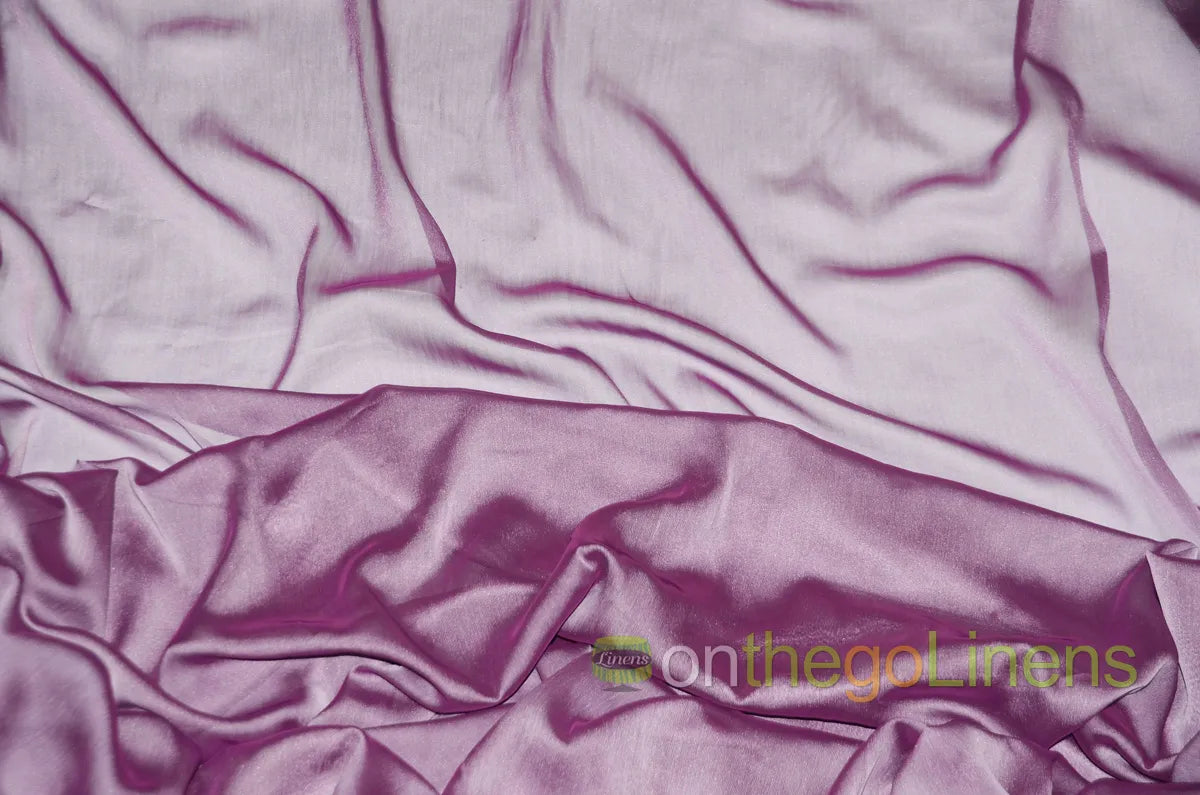 Dark Lilac Two Tone Chiffon
