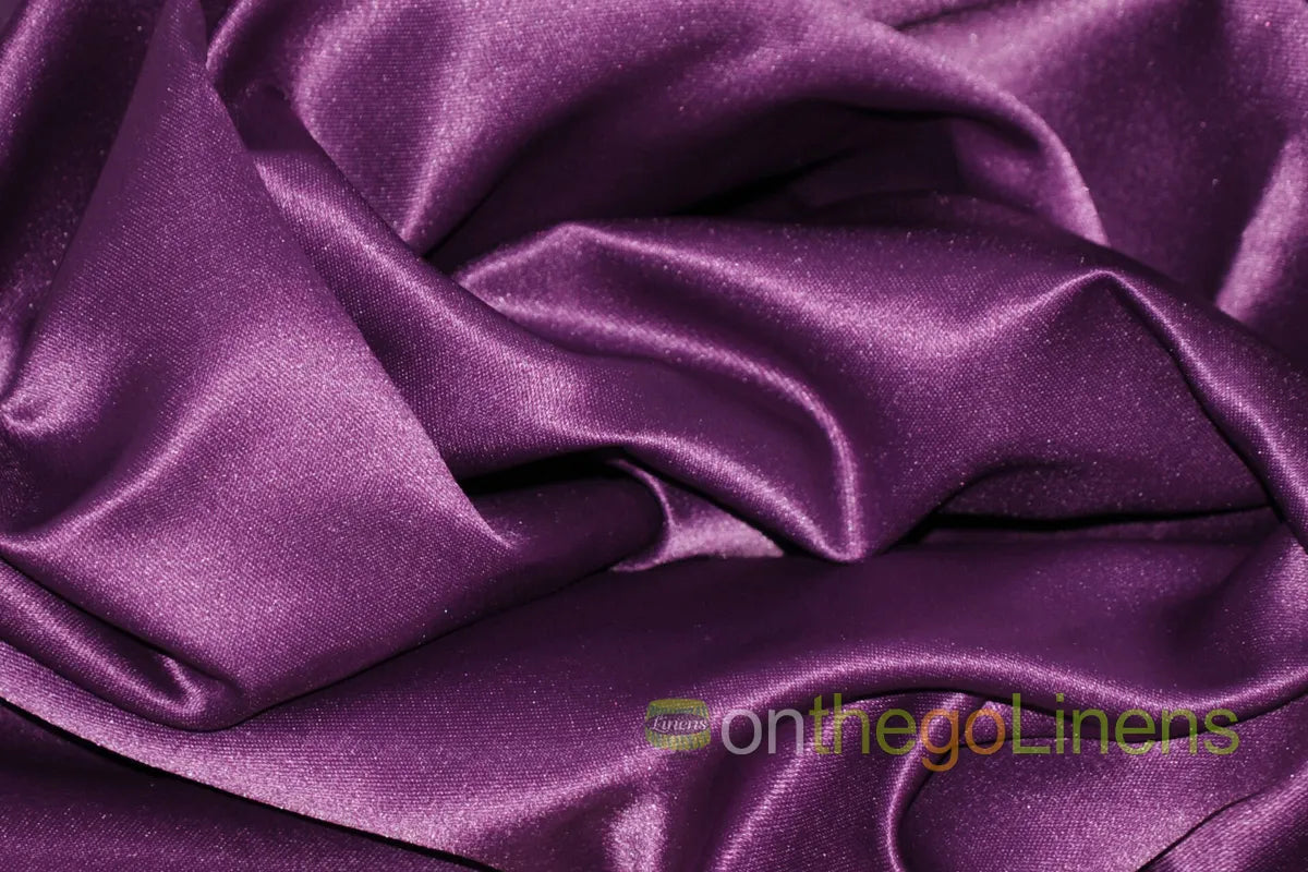 Lamour Satin Fabric by the Yard & Bolt | 100% Polyester Semi Dull Heavy Satin Fabric | 60" Wide | Multiple Colors |