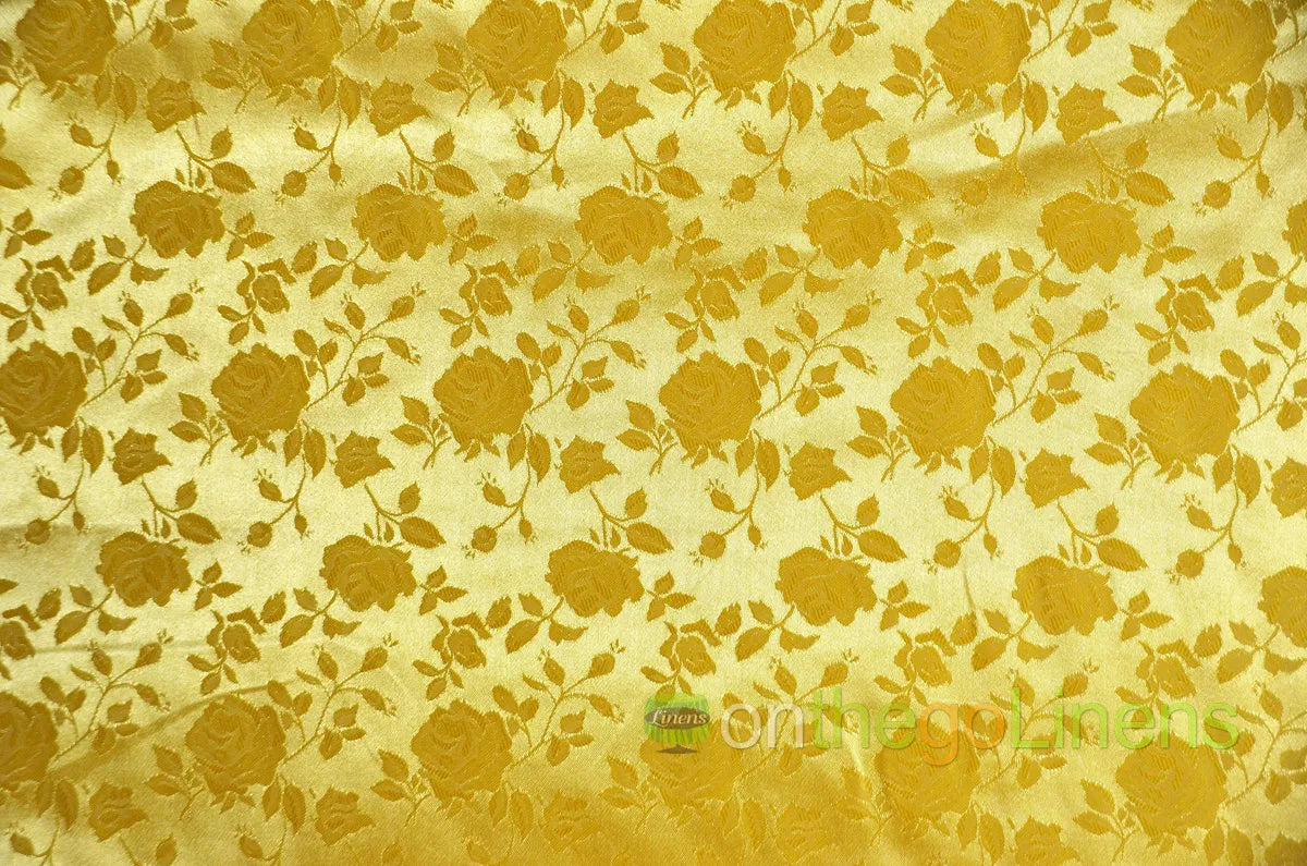 Floral Jacquard Yellow