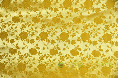 Floral Jacquard Yellow