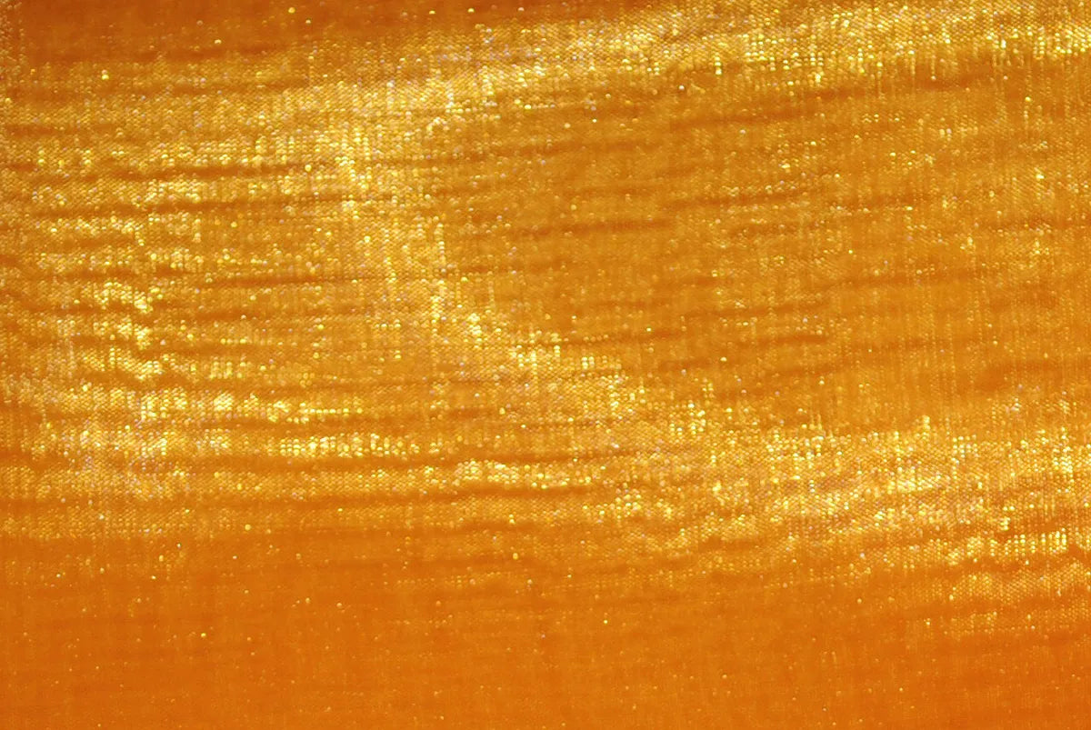 Mustard Mirror Organza