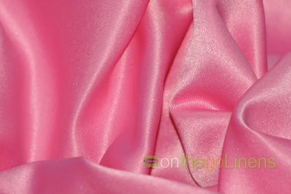 Lamour Satin Fabric by the Yard & Bolt | 100% Polyester Semi Dull Heavy Satin Fabric | 60" Wide | Multiple Colors |