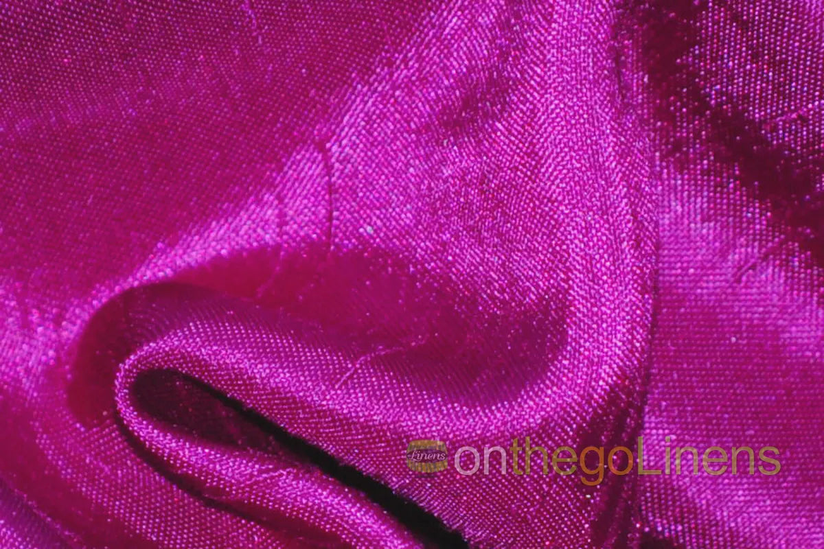 Shantung Satin Raspberry