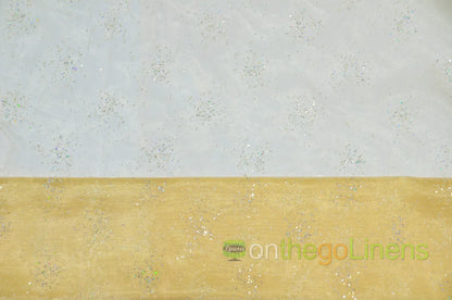 Gold Sparkle Organza