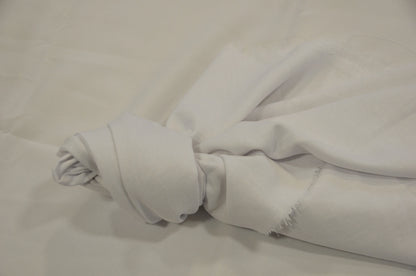 Optical White Rayon Linen