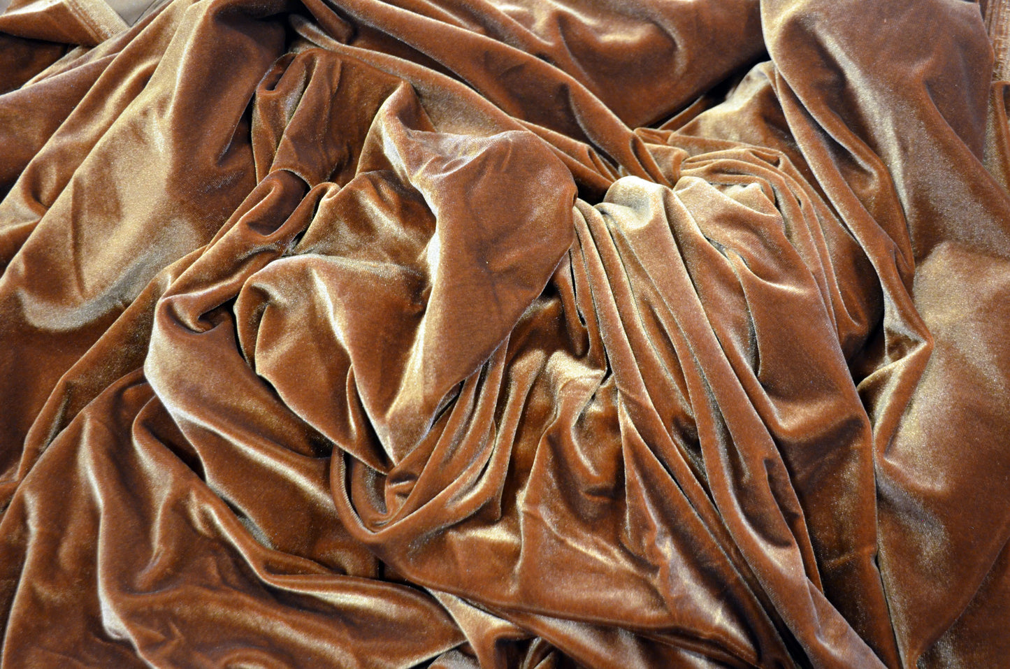 Copper Stretch Velvet