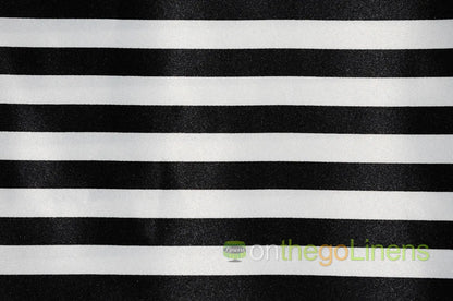 1" Stripe Lamour Satin Prints Fabrics | 60" Wide| 100% Polyester | Four colors Available |