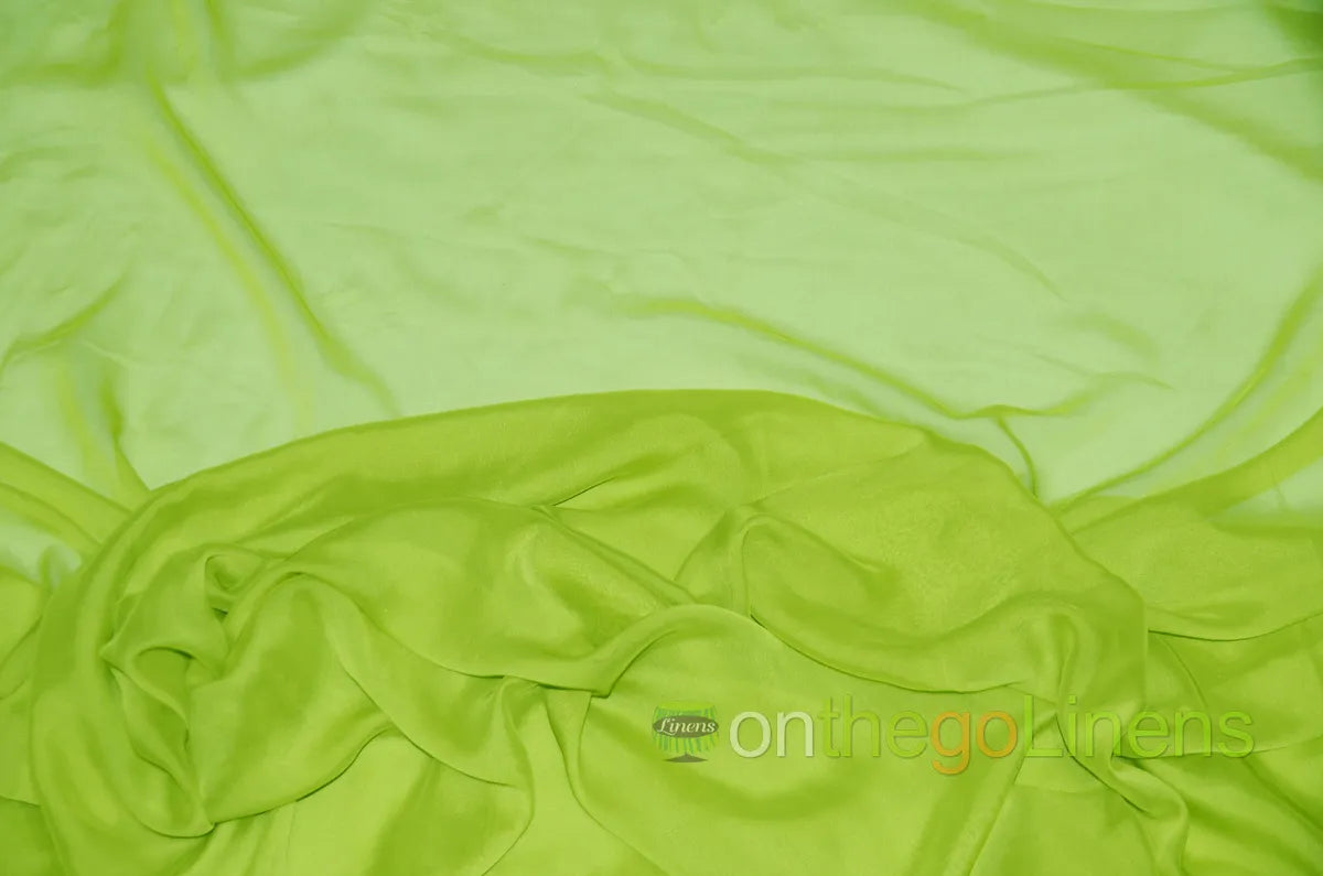 Avocado Two Tone Chiffon