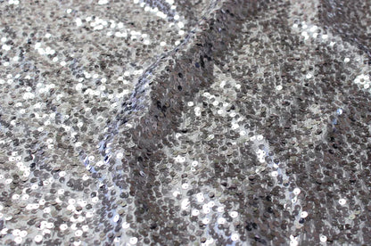 Charcoal Taffeta Sequins