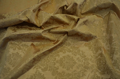 Damask Flocking Gold on Gold