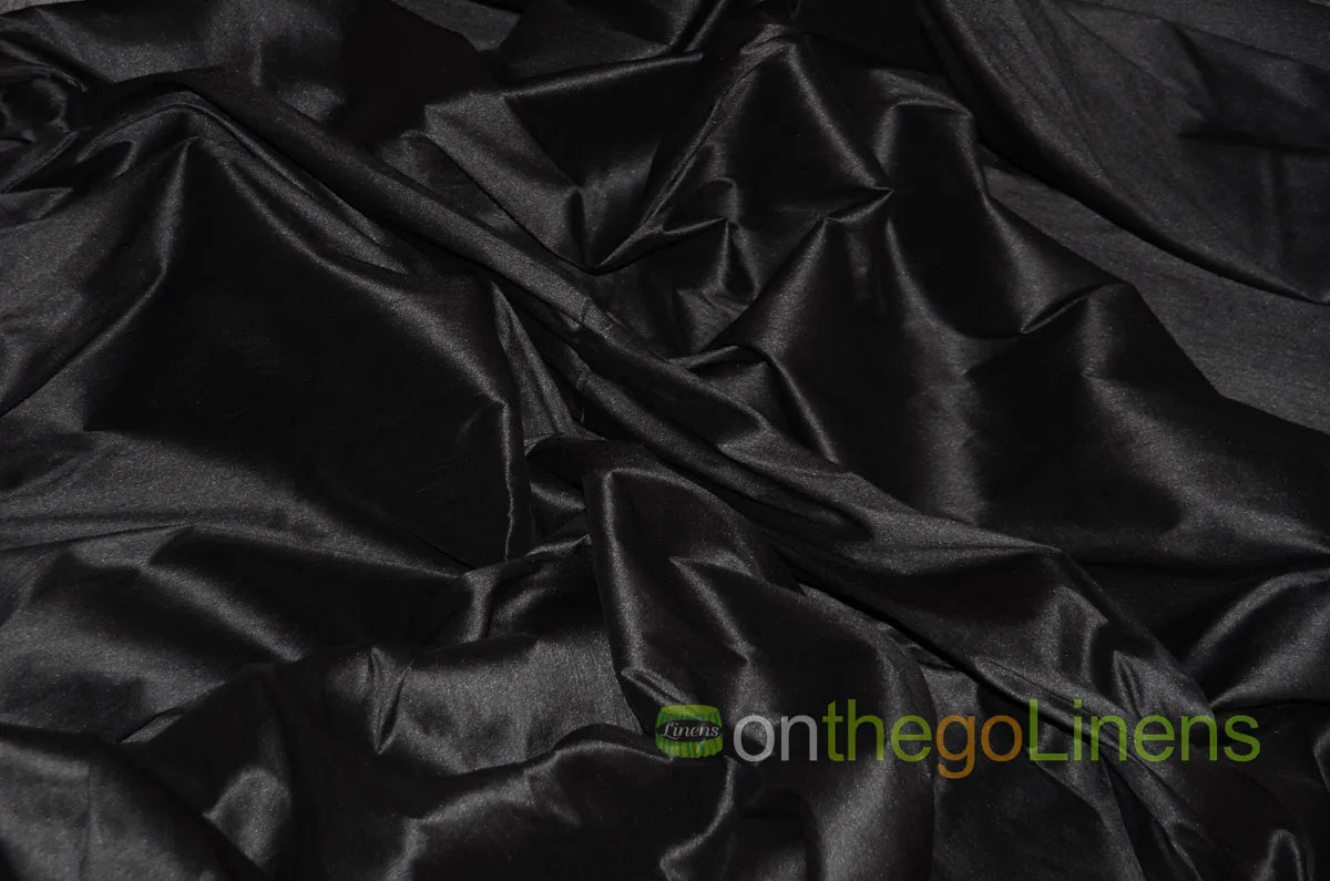 Faux Dupioni Silk Fabric | Imitation Dupioni Silk Fabric by the Yard | 54" Wide | 100% Polyester |