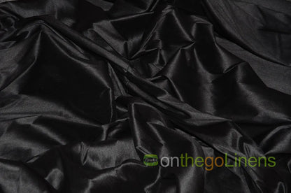 Faux Dupioni Silk Fabric | Imitation Dupioni Silk Fabric by the Yard | 54" Wide | 100% Polyester |