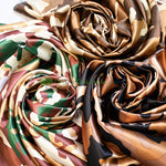 Army Camouflage Charmeuse Satin  Napkins and Chair Sashes | Camouflage Napkins | Camouflage Chair Sash |