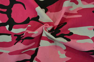Army Camouflage Cotton Fabrics | Multiple Colors | 100% Cotton Print | 60" Wide |