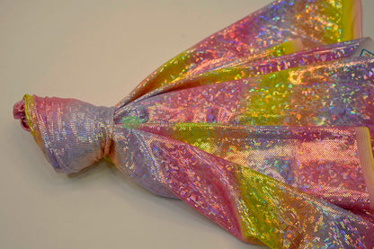 Rainbow Shattered Hologram Spandex