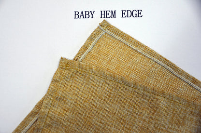 100% Cotton Gauze Napkins 20" x 20" Hemmed Wedding & Event Napkins Multiple Colors