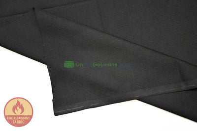 120" Flame Retardant Black Cotton Sheeting