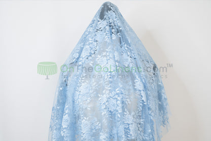 Chantilly Lace Fabric by the Yard Lightweight Sheer Floral Bridal & Evening Wear