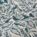 Bohemian Paradise Fabric Sold by the Yard and Wholesale Bolt | Satin Print | Tropical Banana Leaf |