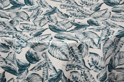 Bohemian Paradise Tablecloth, Overlays, Table Drapes and Banquets | Tropical Banana Leaf | Satin Print |