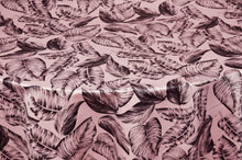 Bohemian Paradise Event Drapery Panels | 3 Colors | Satin Print | Tropical Banana Leaf |