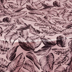 Bohemian Paradise Event Drapery Panels | 3 Colors | Satin Print | Tropical Banana Leaf |