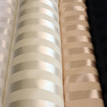 Bridal Satin 1" Tuxedo Stripe Fabric Sold by the Yard and Bolt | 60" Wide | Multiple Colors |