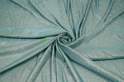 Spandex Glimmer Knit Fabric by the Yard | 56" Wide | Metallic Glitter Spandex Knit Fabric | 2 Way Stretch |