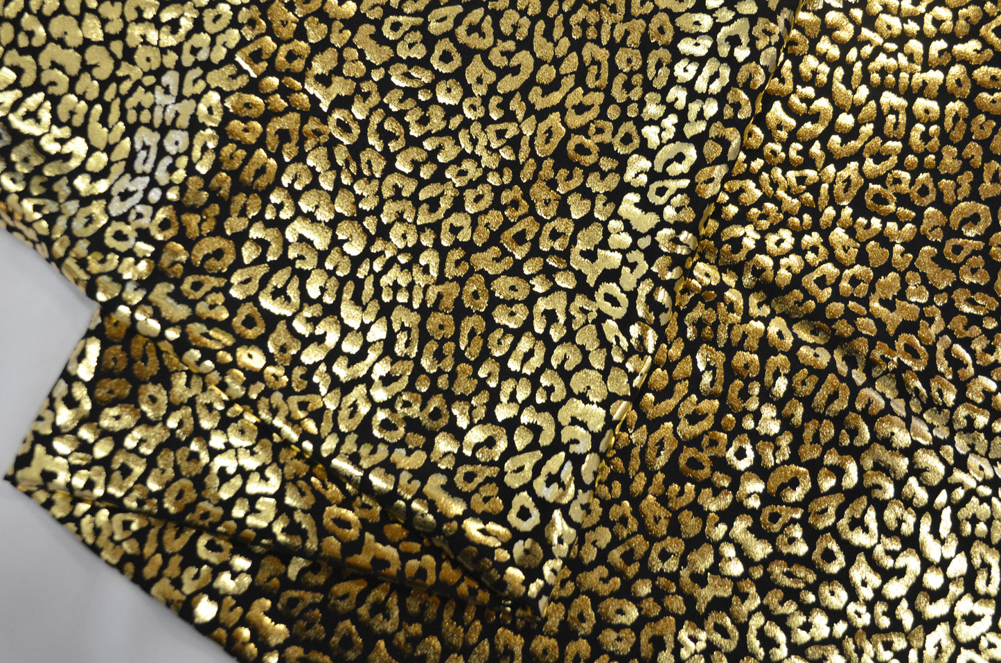 Cheetah Kiss Hologram Spandex Fabrics | Cheetah Print Spandex Fabric | 60" Wide | Dancewear Fabric |