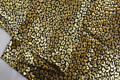 Cheetah Kiss Hologram Spandex Fabrics | Cheetah Print Spandex Fabric | 60" Wide | Dancewear Fabric |